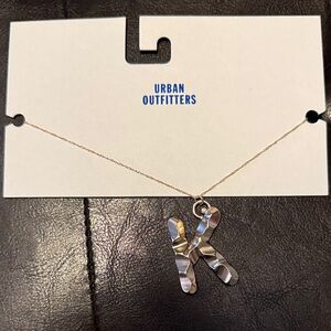 Urban Outfitters gold K Letter Necklace New with tags